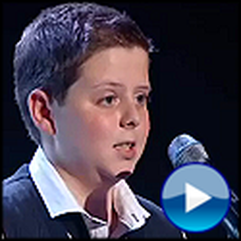 Boy with an Angelic Voice Sings You Raise Me Up - Wow