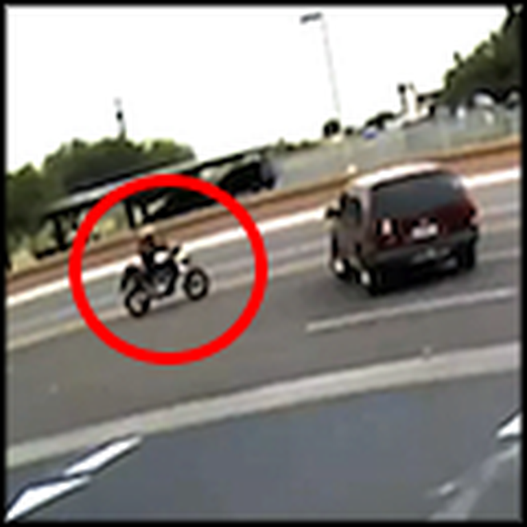 Quick Thinking Good Samaritan Saves a Man Hit by an SUV