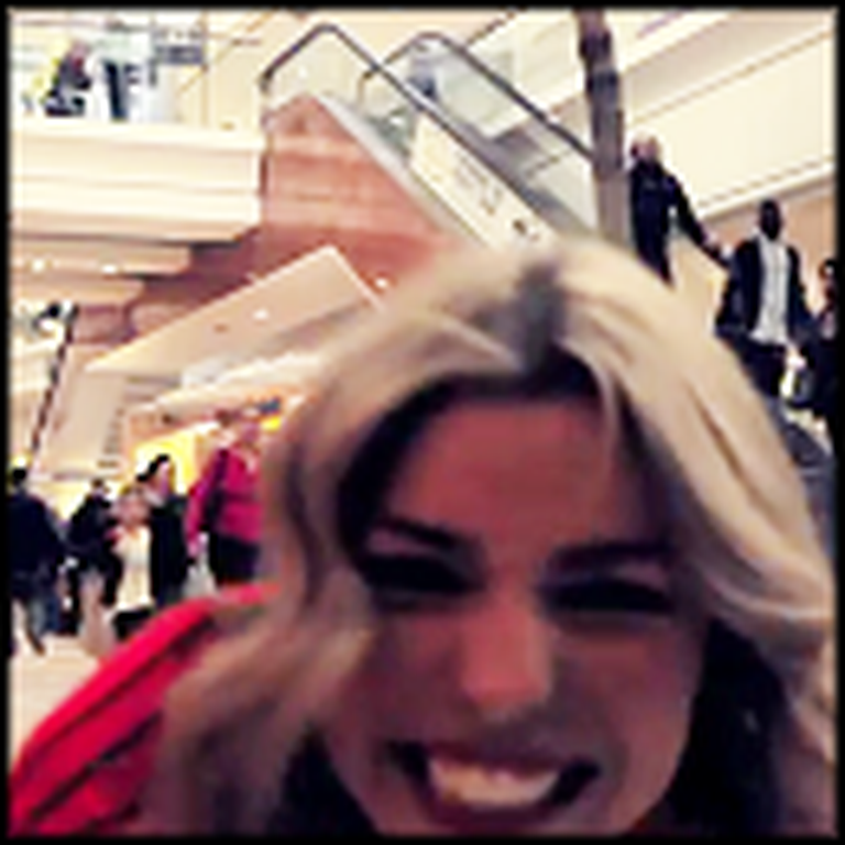 Dance Like Nobody's Watching - a One Girl Flash Mob at the Mall