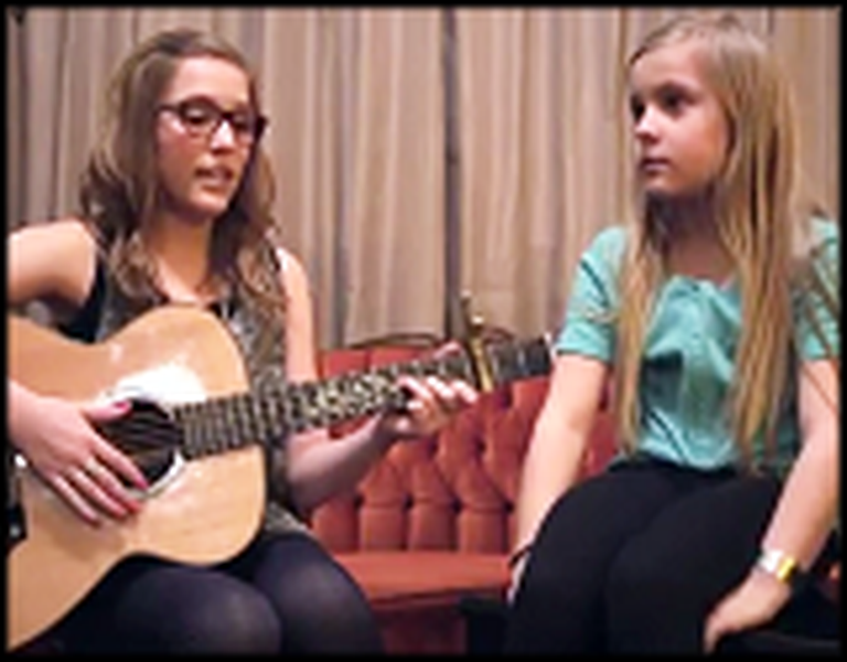 I Won't Give Up - a Beautiful Duet by Two Young Sisters
