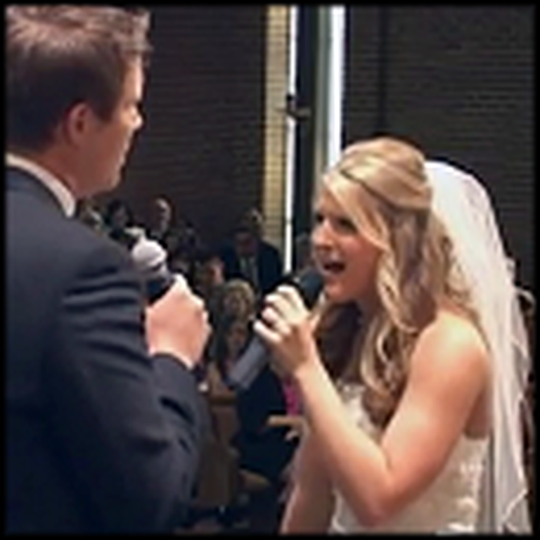 Couple Gets Married Then Beautifully Sings When God Made You