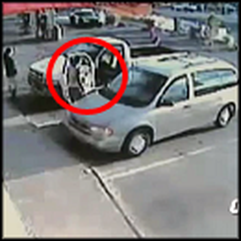 Woman Miraculously Saves 2 Kids From a Runaway Vehicle