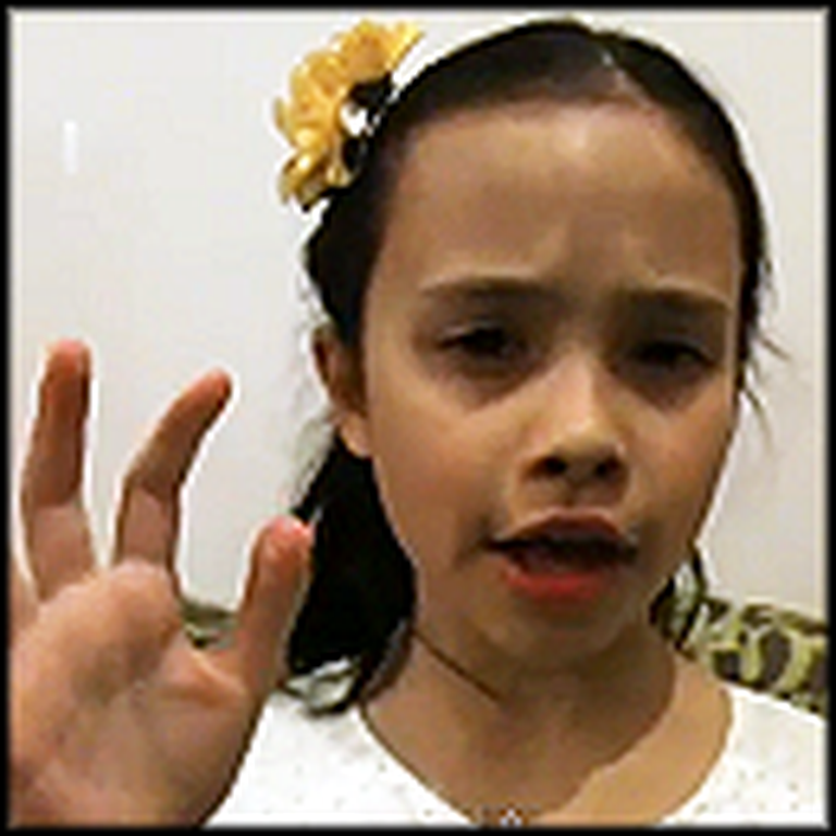 8 Year Old Little Girl Beautifully Sings Angel - Awesome Voice