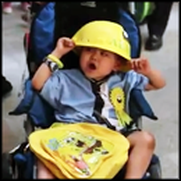 A 4 Year Old Boy With Cancer's Unusual Wish Comes True
