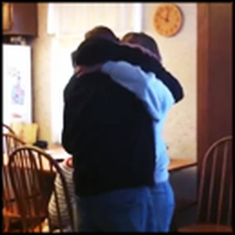 A Mother Gets the BEST Christmas Surprise She Ever Could