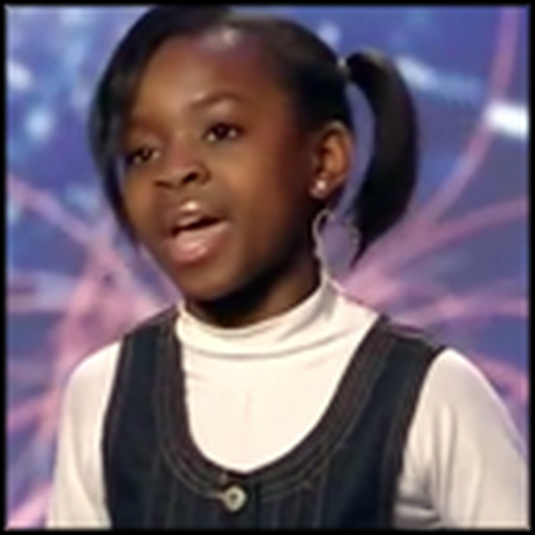 Adorable 10 Year-Old Brings the Crowd to Their Feet With Her Singing