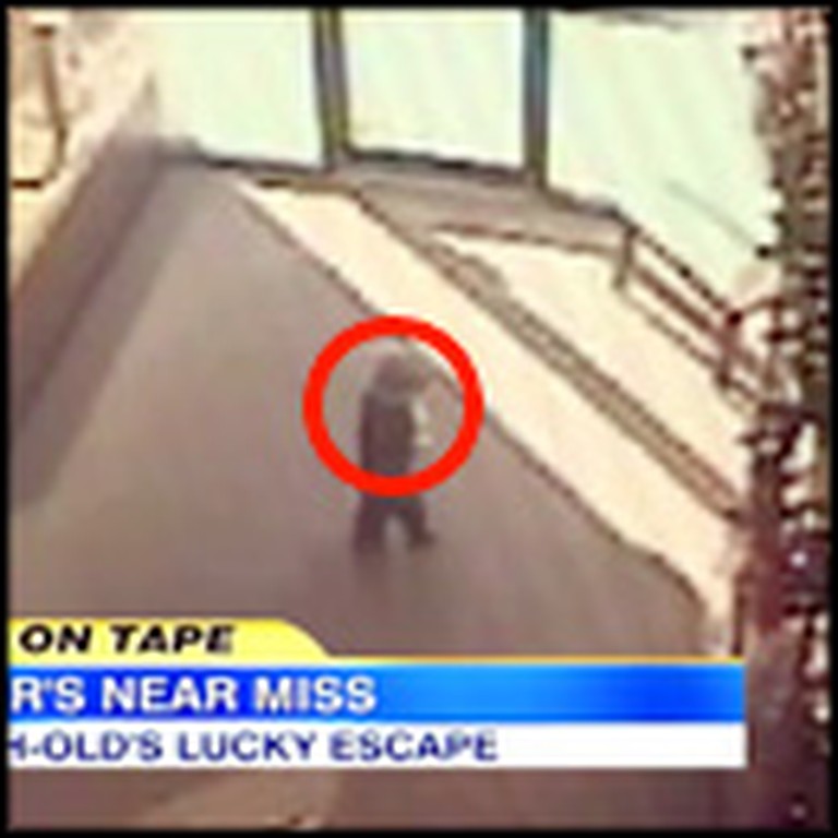 Toddler Unbelievably Escapes Death by Seconds