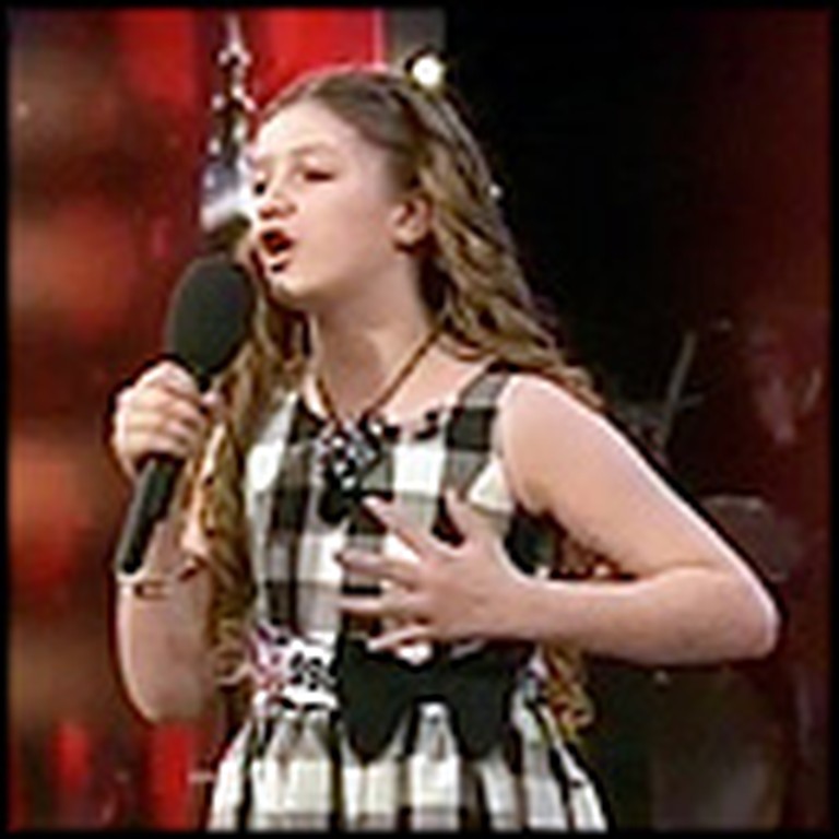 10 Year Old Schoolgirl Brings the Audience to Tears with her Incredible Voice