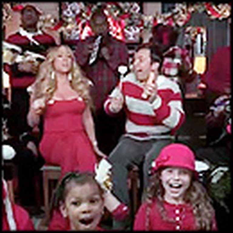 Celebrities and School Children Sing All I Want for Christmas is You