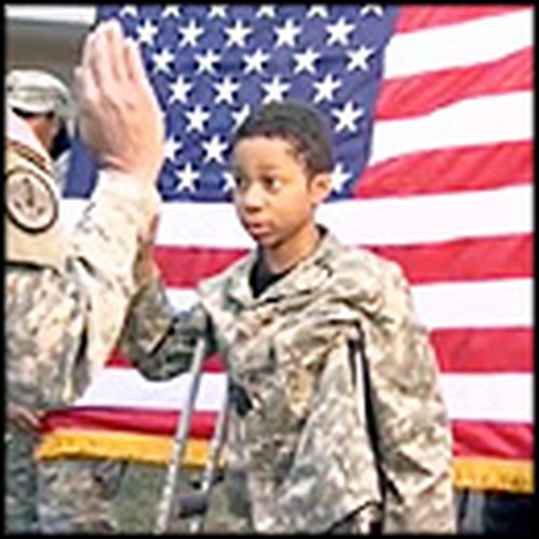 Dying 10 Year-Old Gets His Last Wish Fulfilled - to Be a Soldier