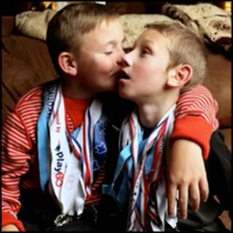 Boy's Loyalty to Brother with Cerebral Palsy Will Astonish You