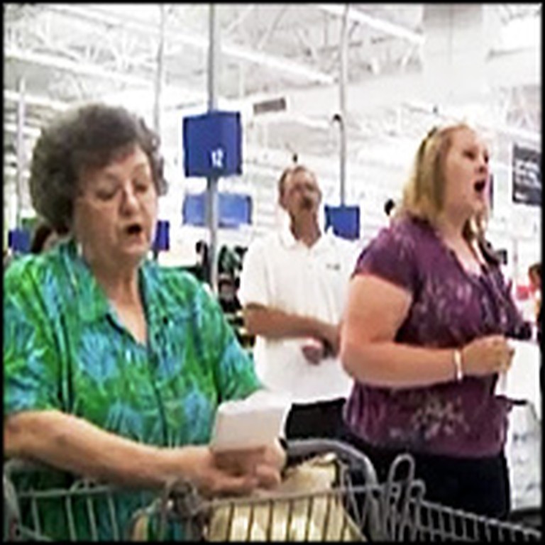 Walmart Customers Sing Amazing Grace After Surviving a Tornado