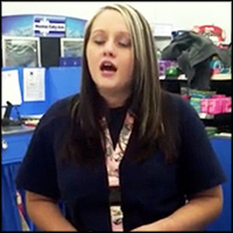 Walmart Singer Was Caught Singing on the Job - and Was Amazing