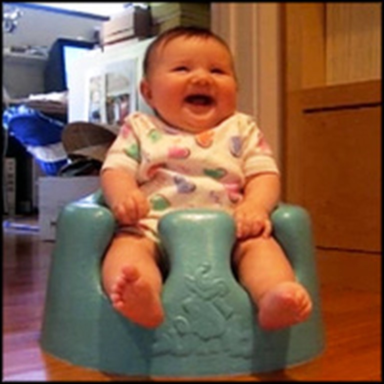 Sweet Baby Gives the Biggest Belly Laugh