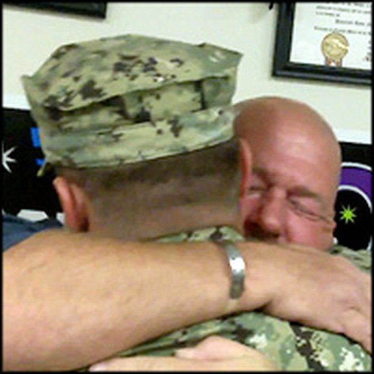 Sailor Son Gives His Father an Awesome Surprise on 50th Birthday