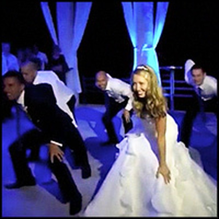 Bride and Groom's Epic Surprise Thriller Dance