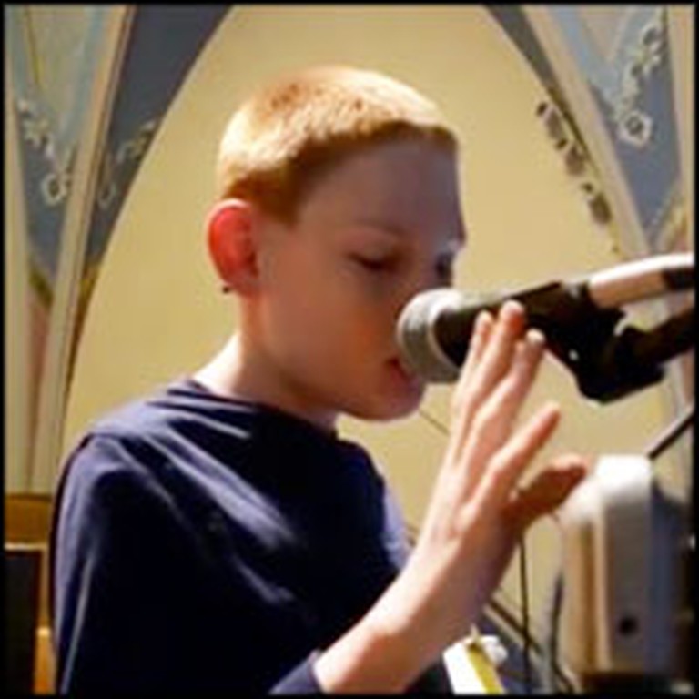 Blind Boy with Autism Sings Ave Maria Like an Angel of God