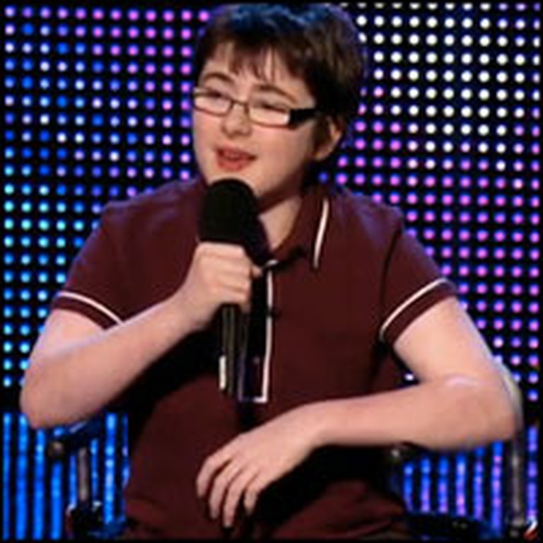 14 Year-Old with Cerebral Palsy Wins Over Millions with His Witty Comedy