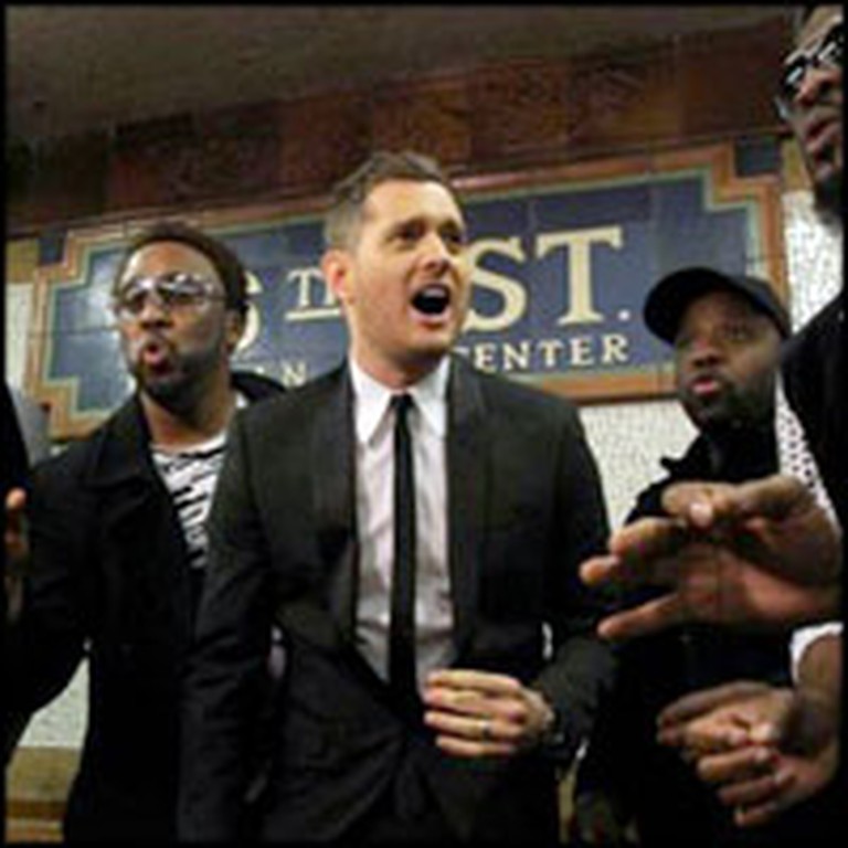 Michael BublÃ© Surprises NYC Subway Travelers With Something Awesome