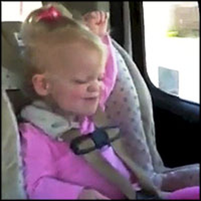 Adorable Toddler Rocks Out to Her Favorite Song