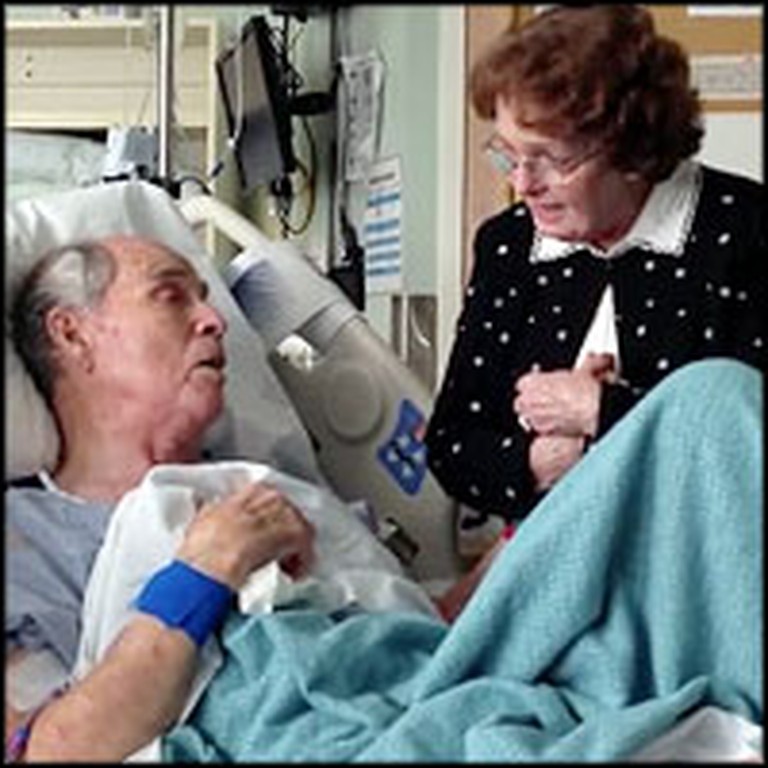 Wife Comforts Seriously Ill Husband of 66 Years by Singing You Are My Sunshine