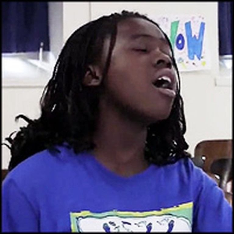 Incredible Child Singer Praises Jesus at School