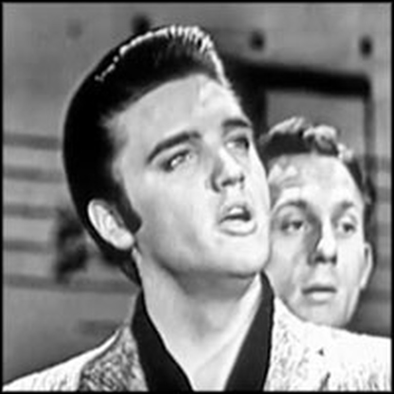 Rare Vintage Performance of Elvis Presley Singing Gospel - Peace in the Valley