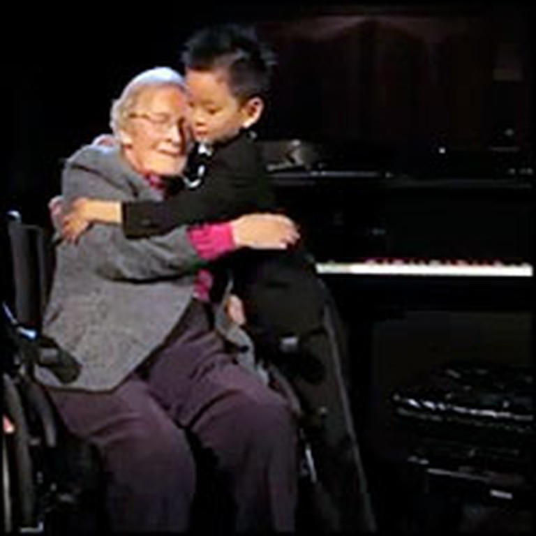 5 Year-Old Piano Prodigy Plays for His Special 101 Year-Old Friend