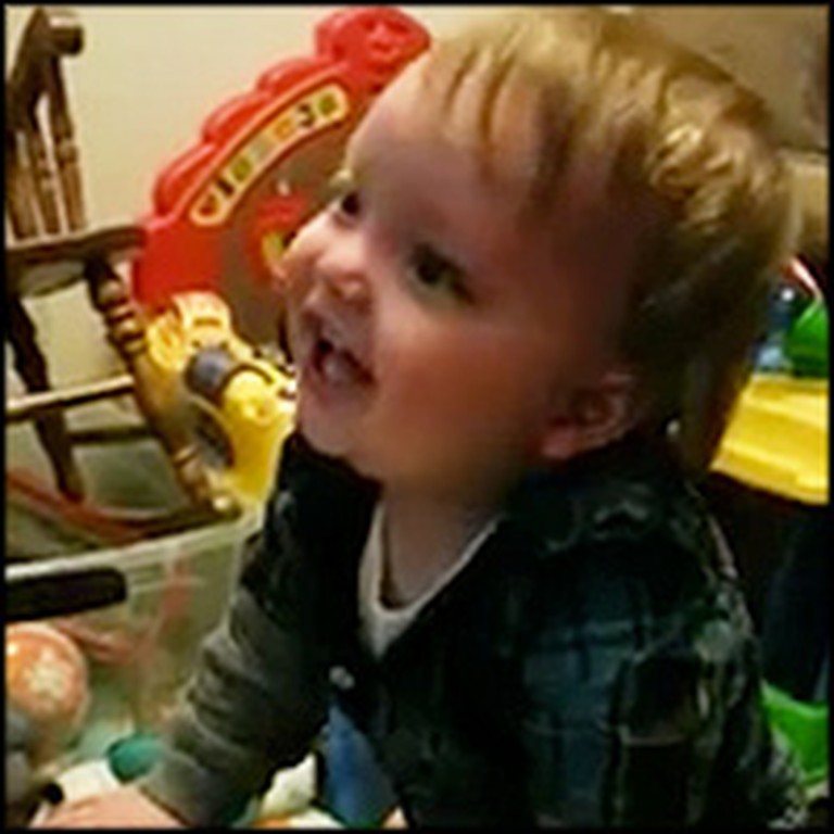 Happy Baby Laughs Uncontrollably at His Favorite Commercial
