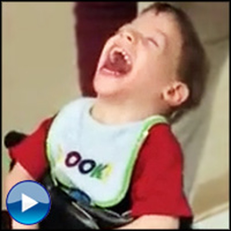Disabled 4 Year-Old Walks for the First Time and is Filled With Amazing Joy