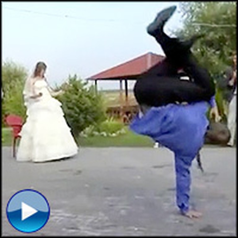 Groom Celebrates His Wedding... by Having an Epic Dance-Off