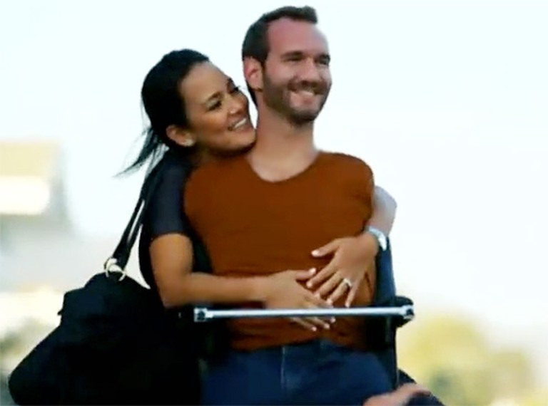 The Incredible Love Story of Nick Vujicic and His New Wife