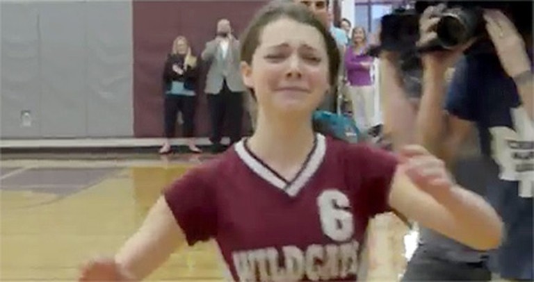 This Soldier Surprised Everyone During a School Assembly... and Got the BEST Reaction!
