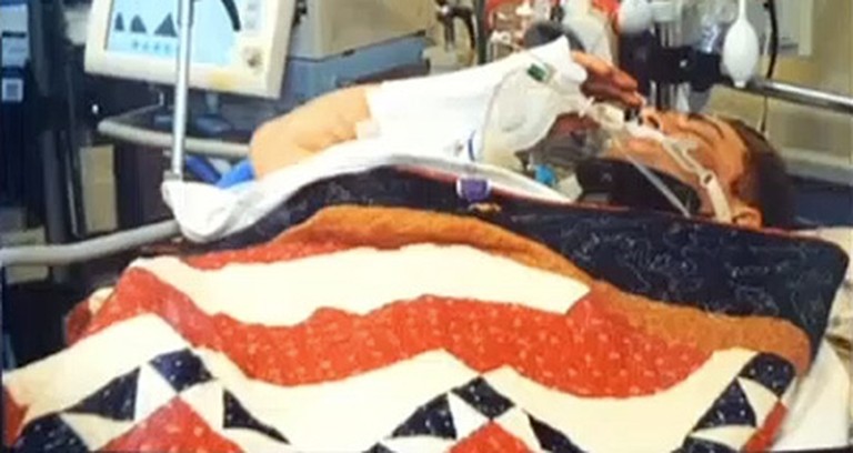 What This Injured Soldier Did From His Hospital Bed is Tear-Jerking - Amazing Patriotism!