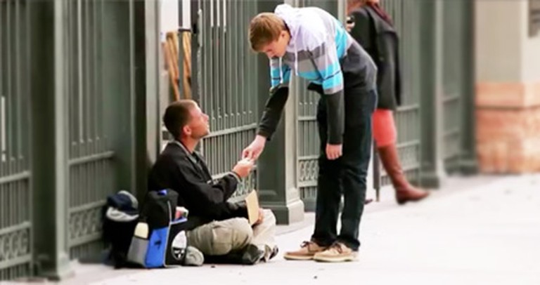 A Young Man Shows Us What True Kindness and Love Looks Like