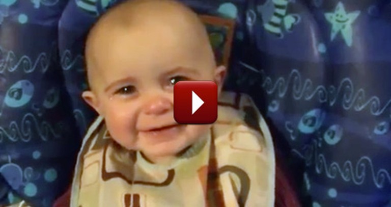 An Adorable Baby has an Epic Reaction to Her Mommy's Singing - Awww