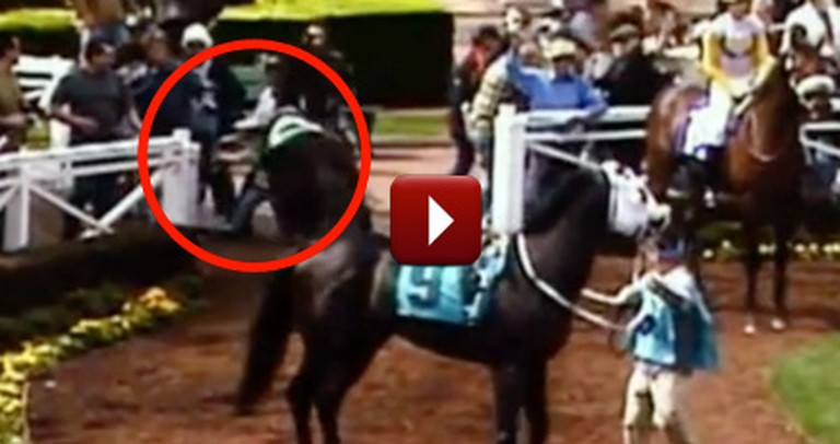 92 Year-Old Man Shields Girl With His Body as a Horse Tramples Them
