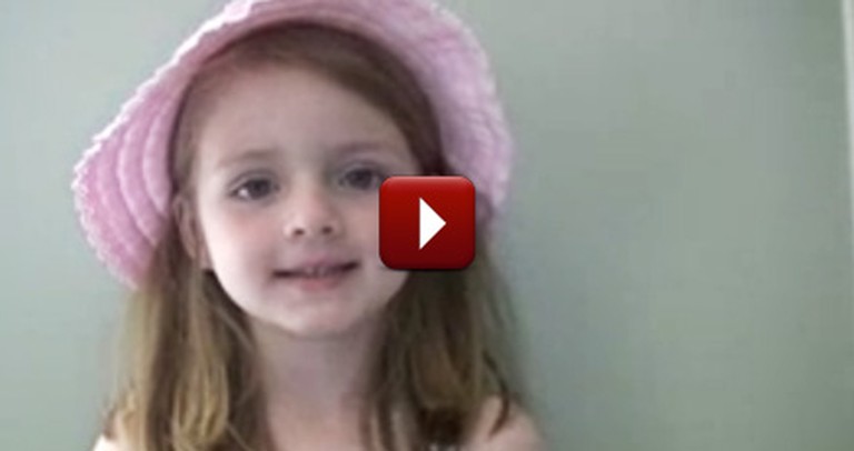 Sweetest Little Angel Delivers a Message of Love and Kindness You Need to Hear