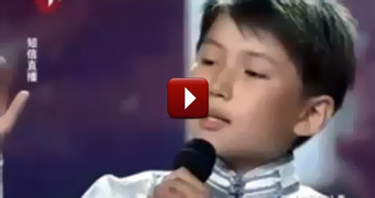 11 Year Old Orphan in China has the Voice of an Angel