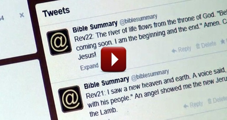 Inspirational Man Tweets the Entire Bible to Spread the Christian Faith