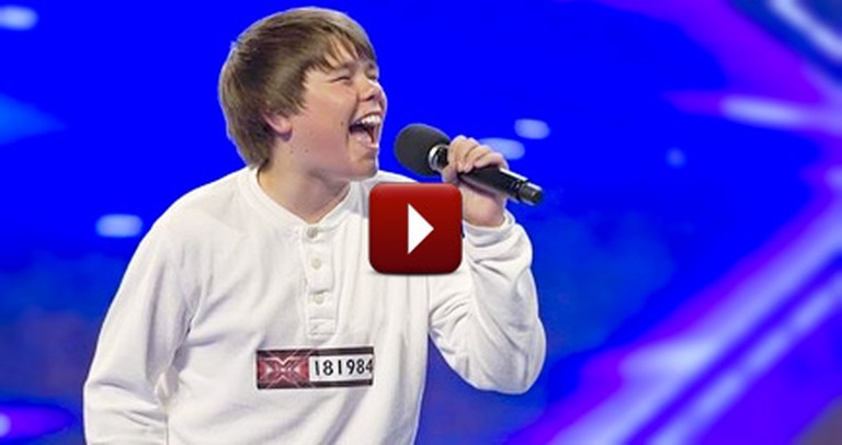 Shy 16 Year-Old Boy Blows the Judges Away With a Jackson 5 Tribute