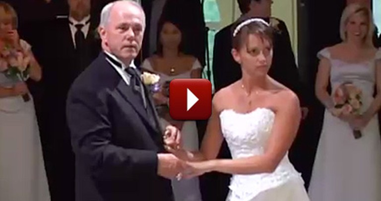 Father and Bride Shocked Their Guests With an Awesome Surprise