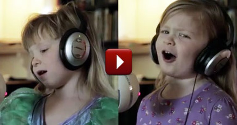 Precious Twins Sing a Disney Song Together You'll Love