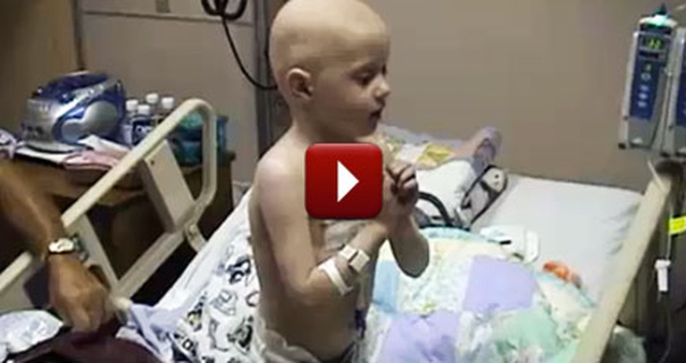 Boy with Cancer Sings Jesus Loves the Little Children
