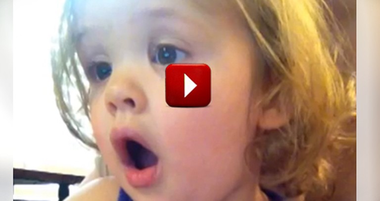 2-Year-Old Gets Emotional Watching Parents' Wedding Video