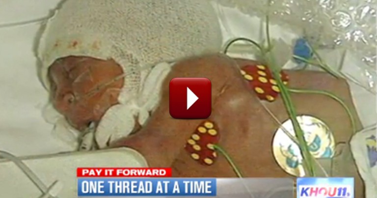 Preemie Miracle Baby Pays It Forward to Honor His Mom -- This is a Tear-jerker 