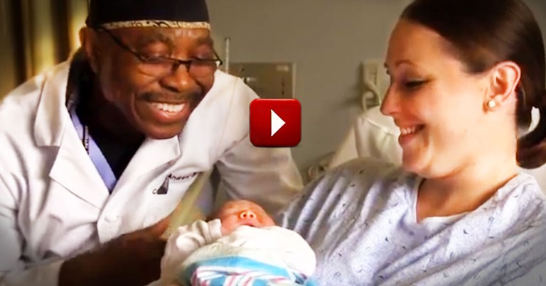 This Doctor Welcomes New Babies to the World by Doing the Sweetest Thing, Aww
