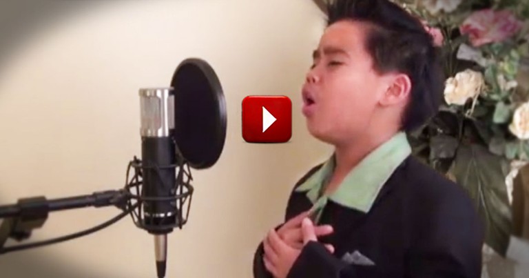 A Little Boy's Performance of How Great Thou Art Will Leave You in AWE. He is Amazing.