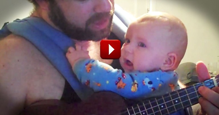 This Dad Has a Soothing Trick for His Sleepy Baby. Check Out This Hallelujah Lullaby!