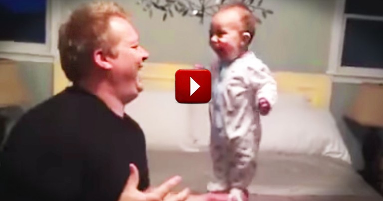 When Mom's Away This Dad Will Play. And Did I Mention This is Absolutely Precious!